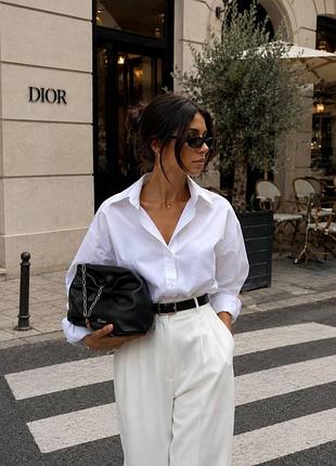 Чорна сумка на ланцюжку dior