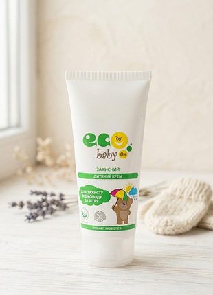 Защитный детский крем "ecobaby" probiotic 0+, 90 мл👶🍼