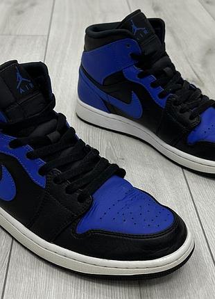 Мужские кроссовки nike air jordan 1 mid hyper royal (27,5 см)