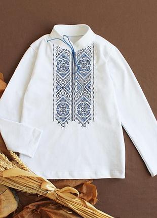 Вишиванка для хлопчика біла