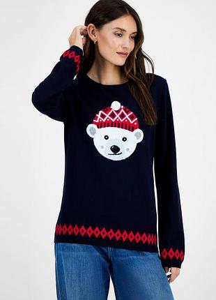 Женский свитер tommy hilfiger с рисунком