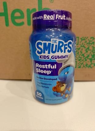 The smurfs, жувальні таблетки для спокійного сну, для дітей віком від 3-х р