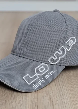 Кепка lowa «simply more» серая, регулируемая, оригинал