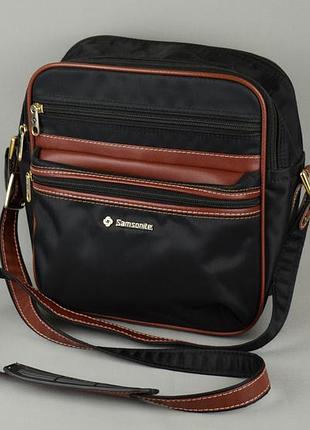 Сумка кросс-боди samsonite черная мессенджер/органайзер через/на плечо борсетка оригинал tumi eastraspak dakine camel active piquadro