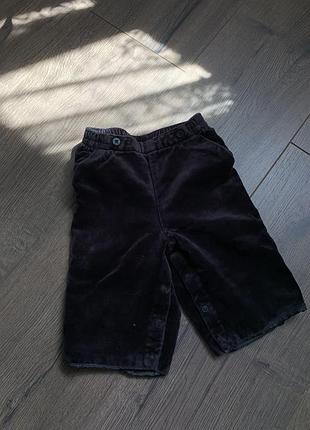 Вельветові брюки baby gap 3–6 міс. (62–68 см)