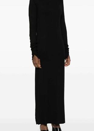 Thom krom hooded maxi dress