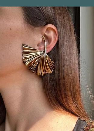 Saint laurent коллекционные подиумные клипсы-серги оригинал