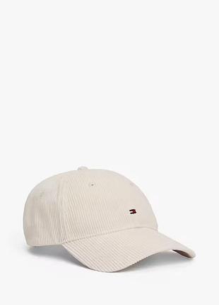 Вельветовая кепка tommy hilfiger бейсболка
