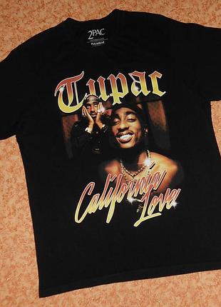 Футболка 2pac tupac/california love/тупак шакур/мерч