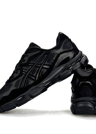 Мужские кроссовки asics gel-nyc#x all black 5