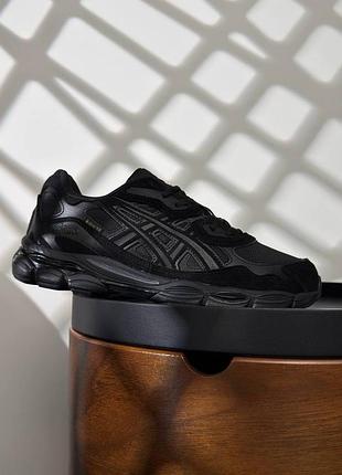 Мужские кроссовки asics gel-nyc#x all black 6