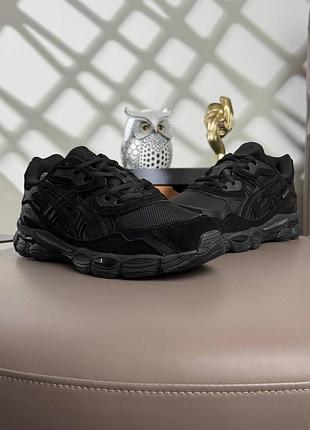 Мужские кроссовки asics gel-nyc#x all black 8