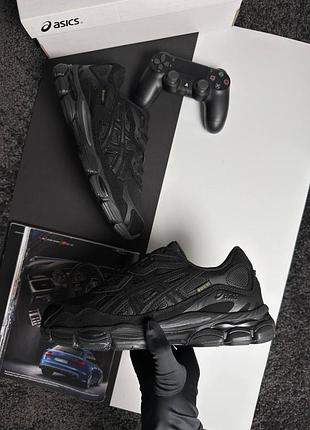 Мужские кроссовки asics gel-nyc#x all black 9