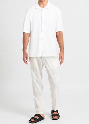 Чоловіча трикотажна сорочка wool&co regular fit. made in italy