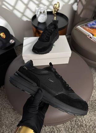 Чоловічі кросівки lacoste urban breaker new gtx all black 3