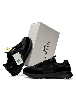 Чоловічі кросівки lacoste urban breaker new gtx all black 10
