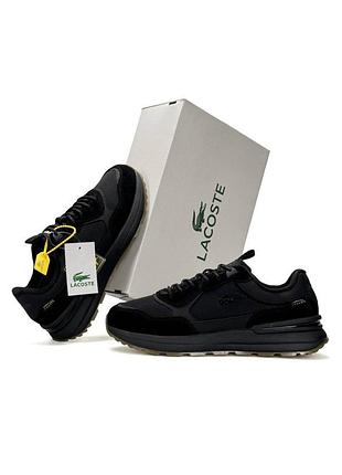 Мужские кроссовки lacoste urban breaker new 974x black 9