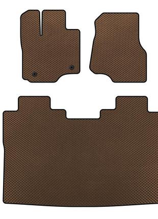 Коврики eva (raptor, коричневый) для ford f-150 2014-2021 гг