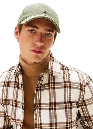 Вельветовая кепка tommy hilfiger бейсболка