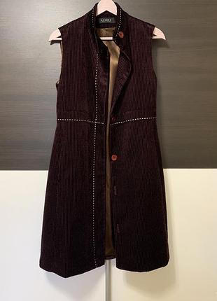 Вельветова сукня/жилет sandro / made in france / вiнтажний колекційний ексклюзив