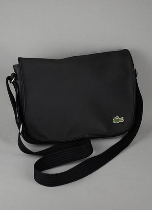 Сумка кросс-боди lacoste винтажная черная мессенджер/органайзер через/на плечо борсетка оригинал fred perry tommy hilfiger boss polo eastrak