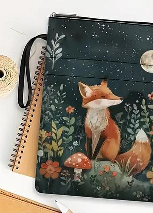 Новая обложка сумочка для книги с лисичкой.