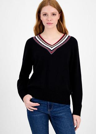 Жіночий светр tommy hilfiger з текстурованим вирізом