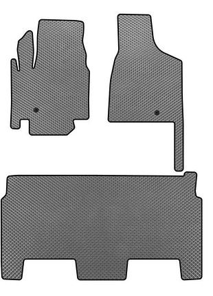 Коврики eva (2008-2020, 2 ряда, 8-местный/комплектация sxt, серый) для dodge grand caravan v