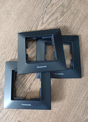 Продам нові рамки panasonic arkedia slim 1 пост, антрацит, wntf0001