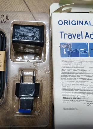 Мережевий зарядний пристрій samsung travel adapter eta-p10x micro-usb (новий)