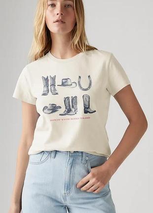 Жіноча футболка levi's з принтом