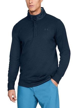 Мужской спортивный утепленный джемпер under armour coldgear оригинал кофта с высоким воротом под горло андер армор