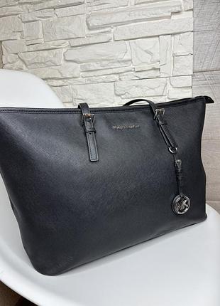 Жіноча оригінальна шкіряна сумка сафіянова шкіра michael kors велика сумка сумка для подорожей сумка шопер майкл корс