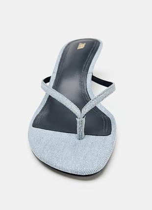 Босоніжки джинсові zara кітен хід
