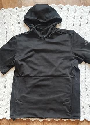 Мужское худи adidas climaheat с коротким рукавом, размер m. оригинал