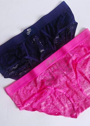 Трусики victoria's secret pink ажурные трусики victoria’s secret pink бюстгалтер набор трусиков victoria’s secret pink