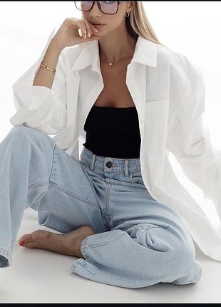 Дуже стильна котонова сорочка h&m edition, m|l