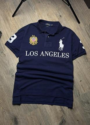 Поло polo ralph lauren big pony los angeles city collection / розмір xl