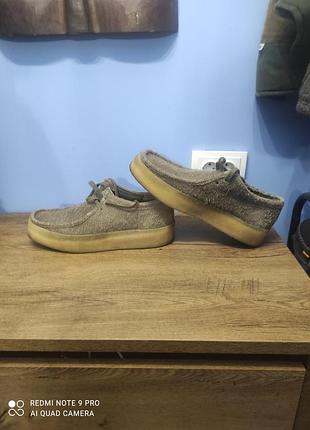 Замшевые ботинки clarks wallabees оригинал 100%