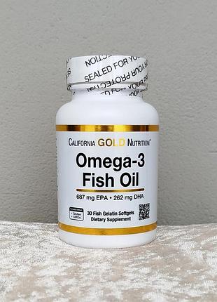 Омега-3, 687 epa + 262 dha, рыбий жир, fish oil