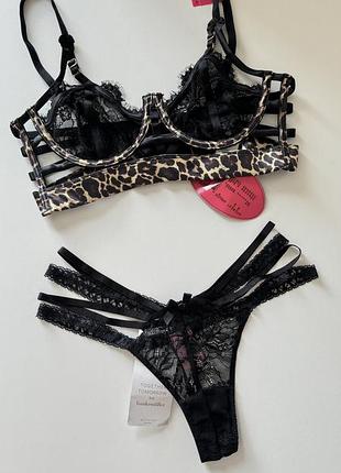 Private collection 🌺збірний комплект hunkemoller 💖🐆бюстгальтер і трусики 🌸 75в 🌸 xs