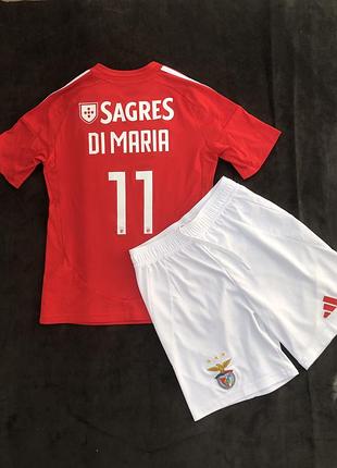 Benfica x di maria 11 adidas дитяча футбольна форма