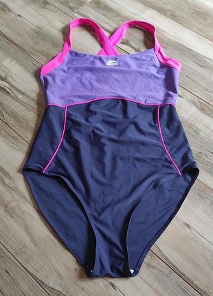 Спортивний суцільний купальник slazenger, розмір 2xl / xxl / 18 (eur 46)