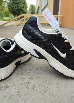Мужские кроссовки nike initiator black/white демисезонные черные с белым