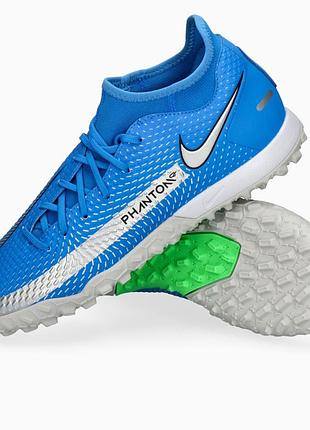 Сороконожки nike phantom BSD1 Lademy df tf - синий 39,5 стелька 24,5-25см
