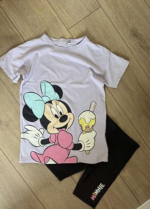 Костюм h&amp;m шорты велосипедки футболка тенниска комплект набор
