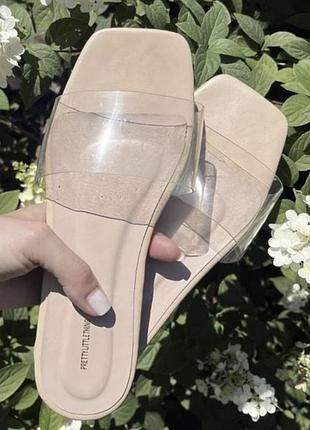 Шлепки босоножки стиль zara