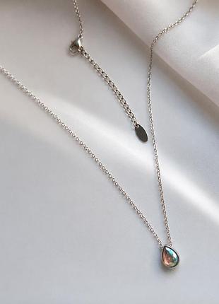 Кольє з медичної сталі зі стразом swarovski xuping