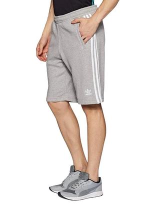 Чоловічі бавовняні шорти adidas originals adicolor 3-stripes