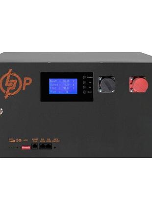 Logicpower аккумулятор lp lifepo4 51,2v-150 ah (7680 wh) (bms sp 150a/100 а) rm rs485/can lcd bl